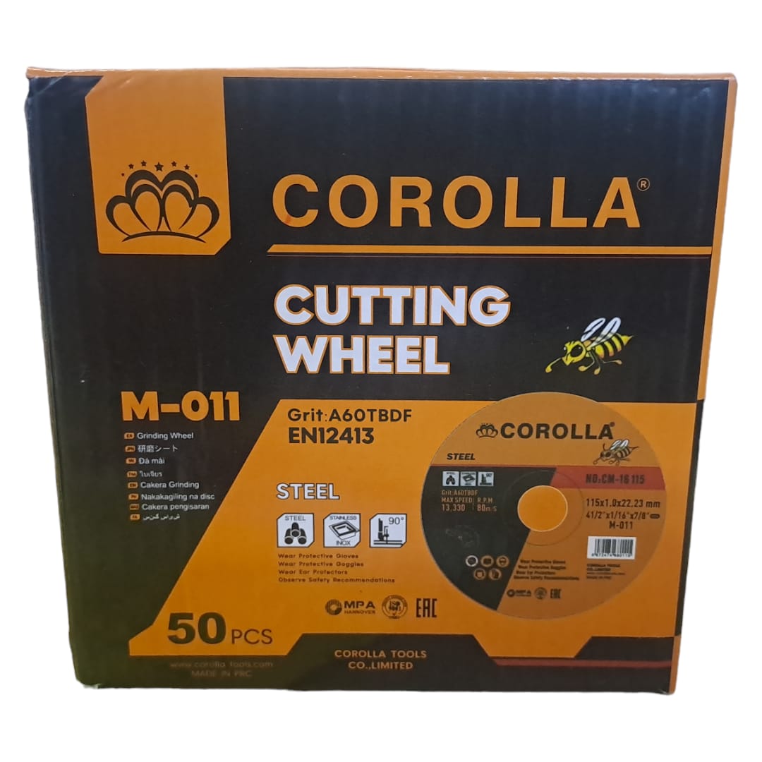 Corolla Metal & Inox Cutting Wheel 25Pcs