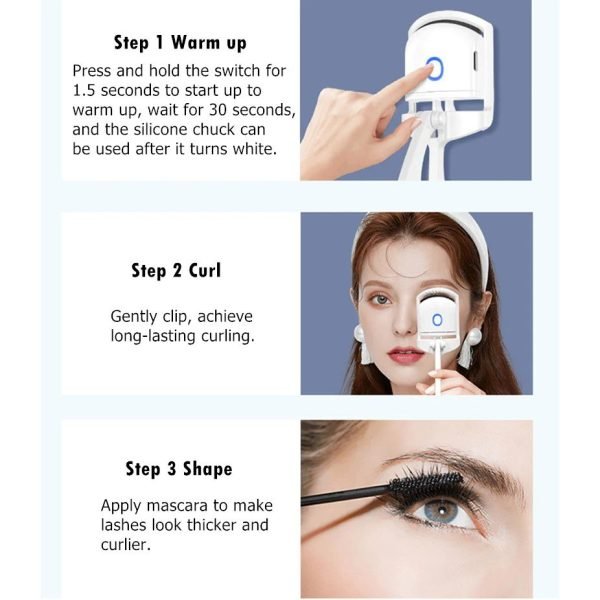 Electric eyelash curler