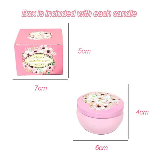 Wax Dried Floral Scented Candle