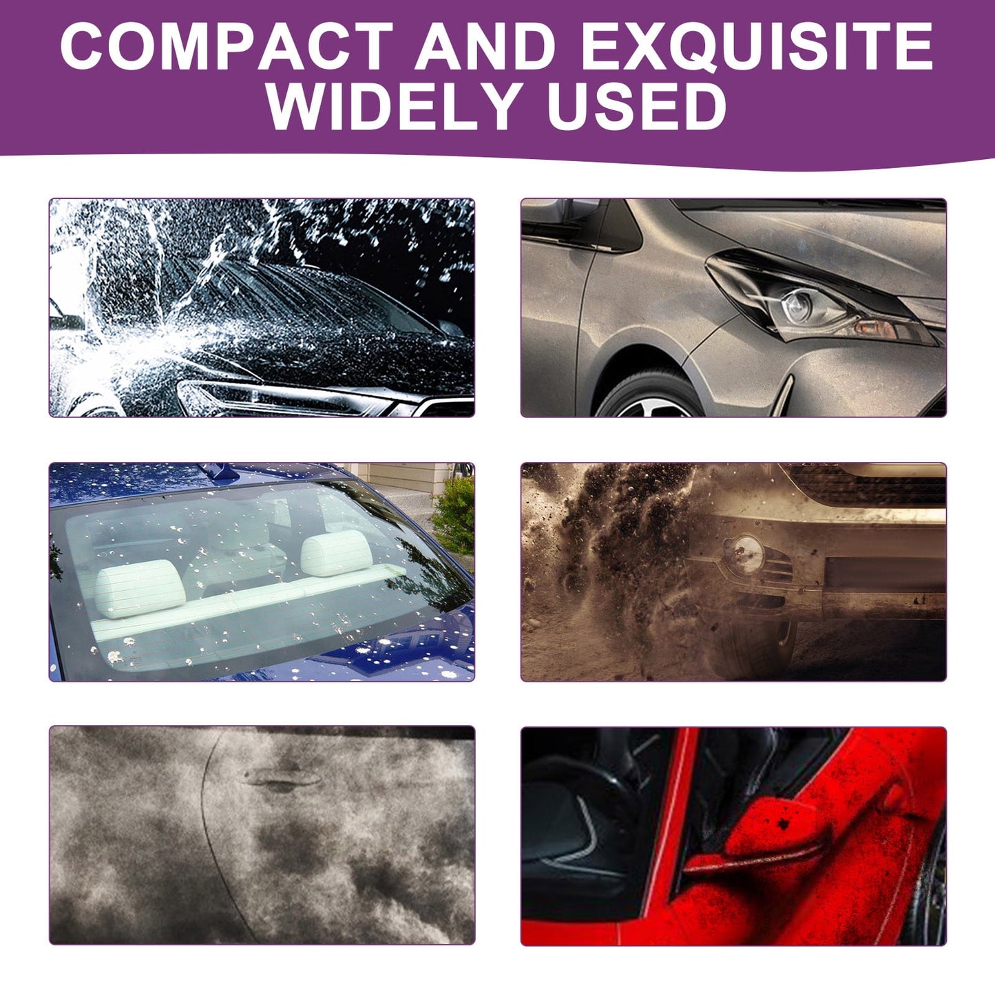 6-in-1 High Protection Car Coating Spray – Cleans, Polishes & Protects All Surfaces Effortlessly