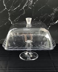 Transparent Acrylic Cake Stand with Dome