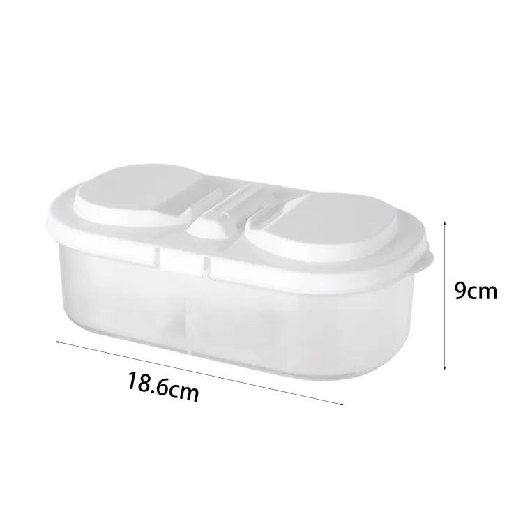 Food Storage Container with 2-Compartment