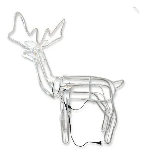 Reindeer Ornament With Movement Colourful LEDs