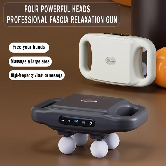 Four-Head Fascia Gun With High Frequency Vibration