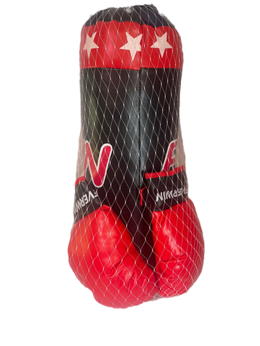 Kids Training Boxing Punching Bag Glove Set
