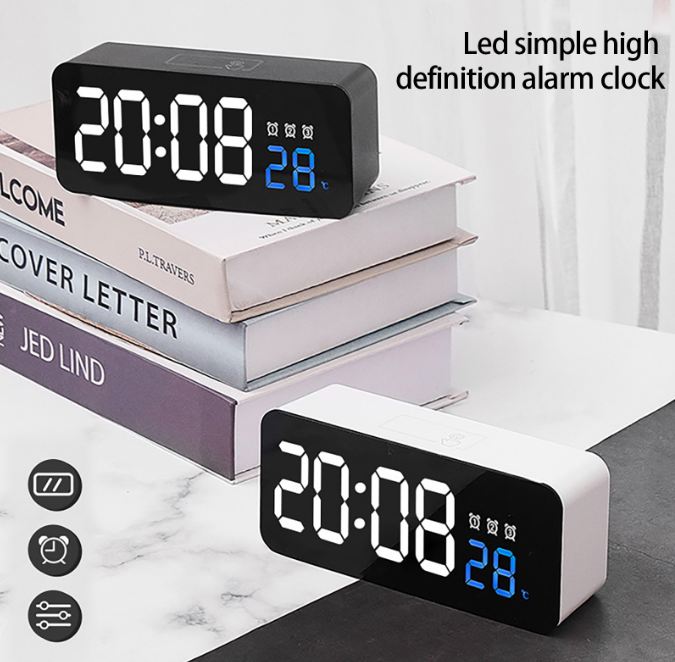Rechargeable Digital Alarm Clock Megamall Online Store