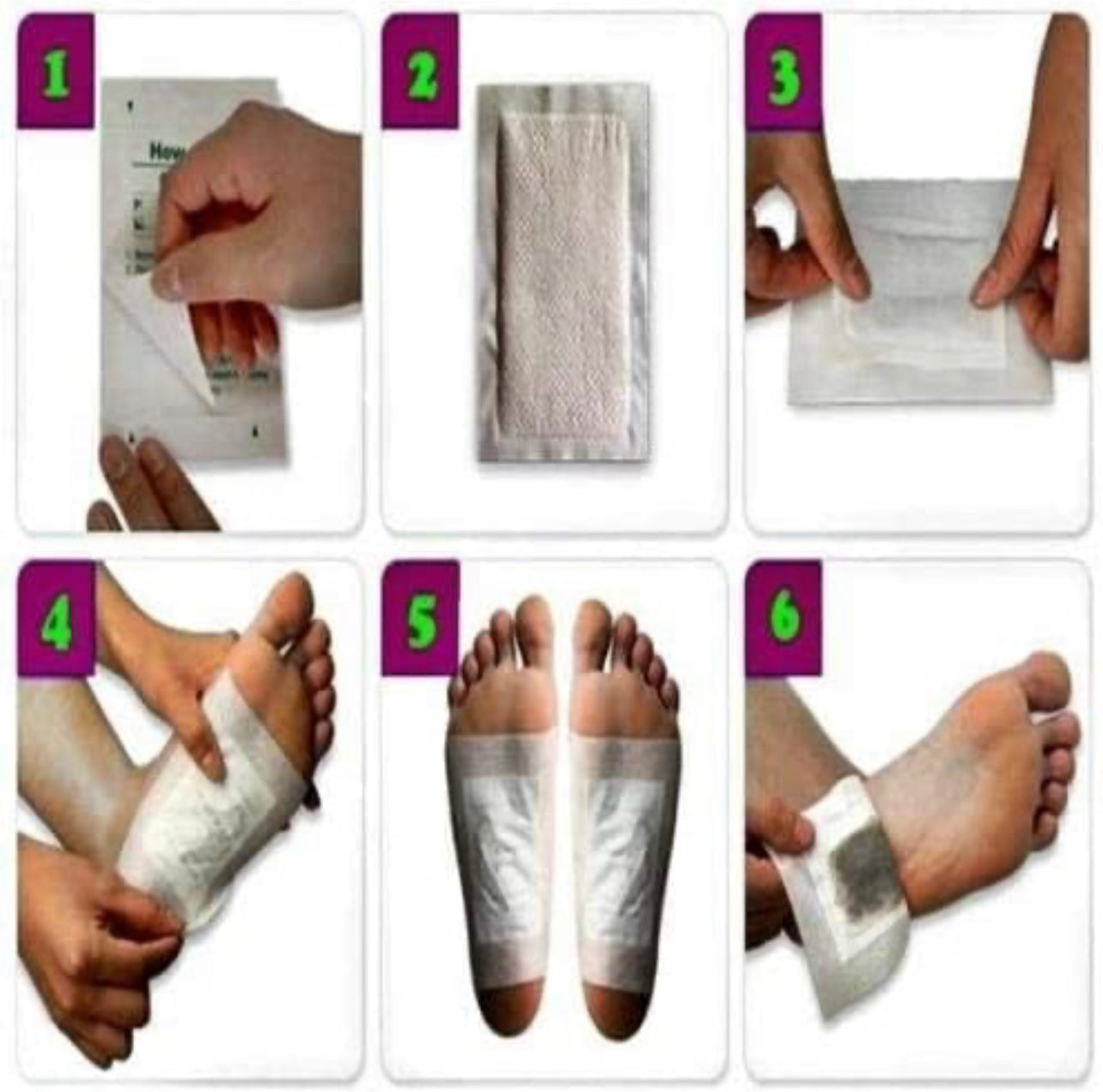 Detox Bamboo Vinegar Foot Patches