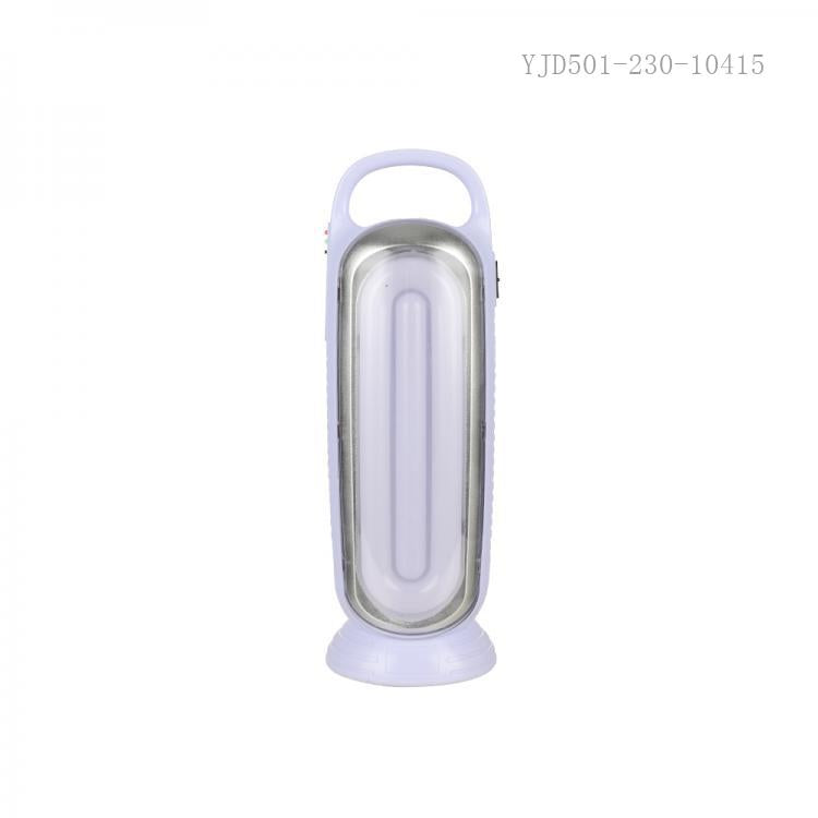 Emergency Light with Ring Tube 989 Lead Acid Battery 1200mAh 2 Step Push Switch USB/Round Plug Port AC Round Plug Charging Wire