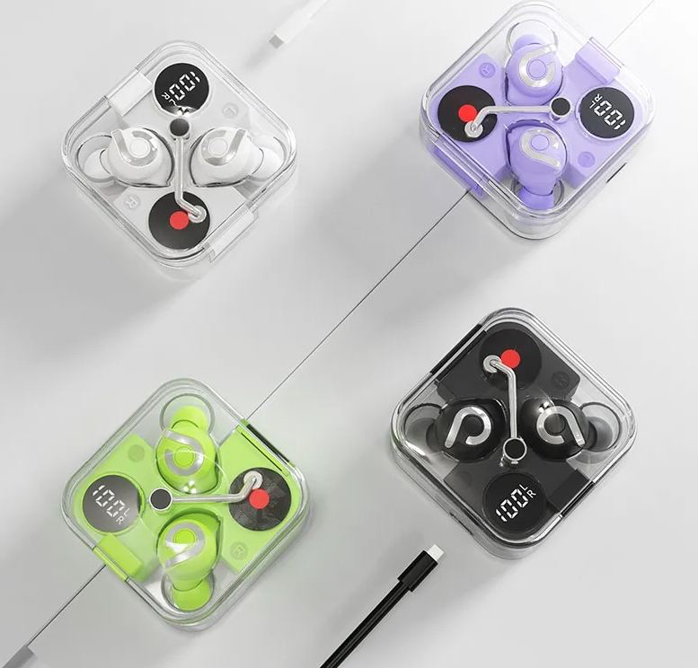TWS Bluetooth Transparent Dual Mode Gaming Earphone