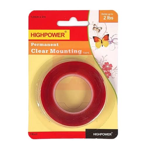 Double Sided Mounting Tape 18mm X 2m