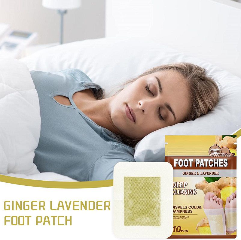 Foot Cleaning Patches Ginger/Lavender 10pack