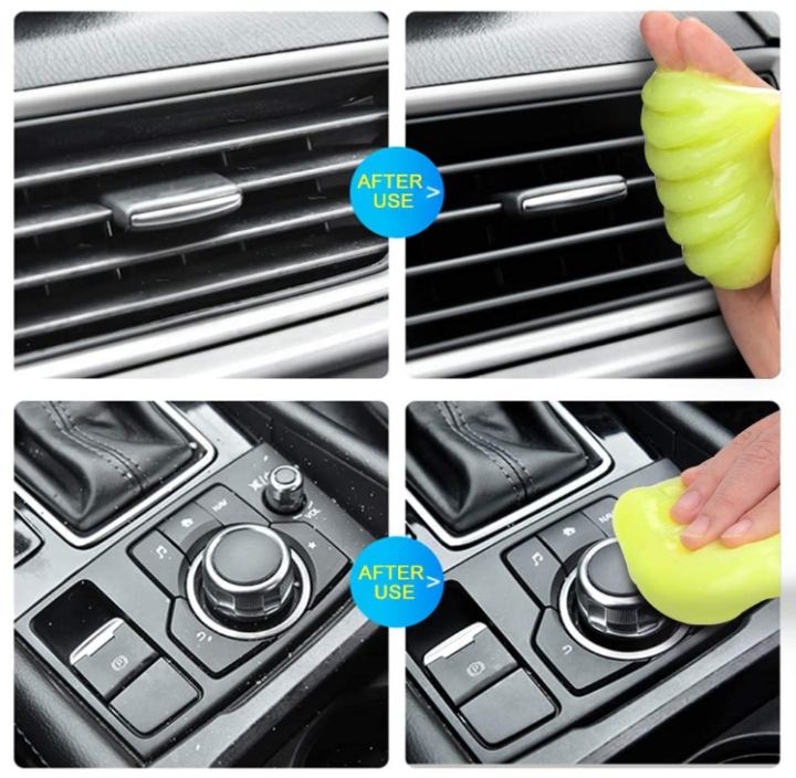 Keyboard Cleaner Soft Gel Dust Cleaning Reusable Car Dashboard Dirt Remover Laptop Sponge Remover Jelly Bersih Tool Car Vent