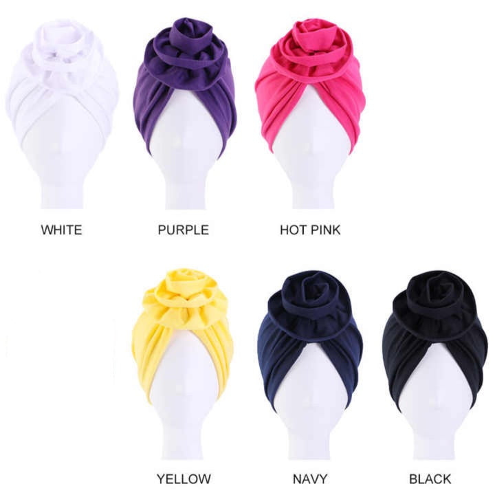 Women Tie Turban Hat