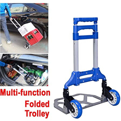 Multi Functional Foldable Trolley - Aluminum