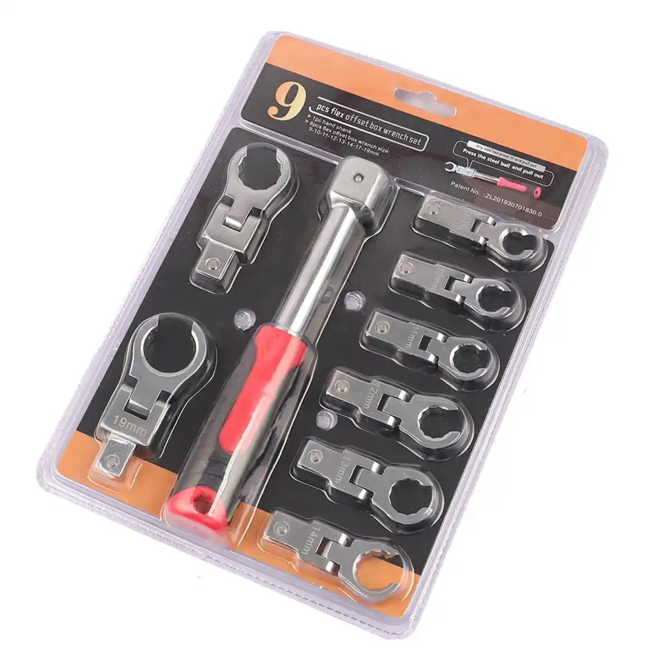 Portable Ratchet Wrench 72 Gear Shaking Head