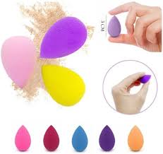 Mini Beauty Egg Makeup Blender Cosmetic Puff Makeup Sponge 2Pcs