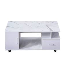Modern TV Stand/Coffee Table β Black + White