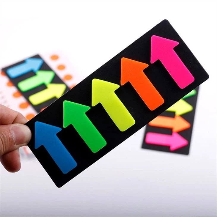 Arrow Shape Sticker Transparent Sticky Note
