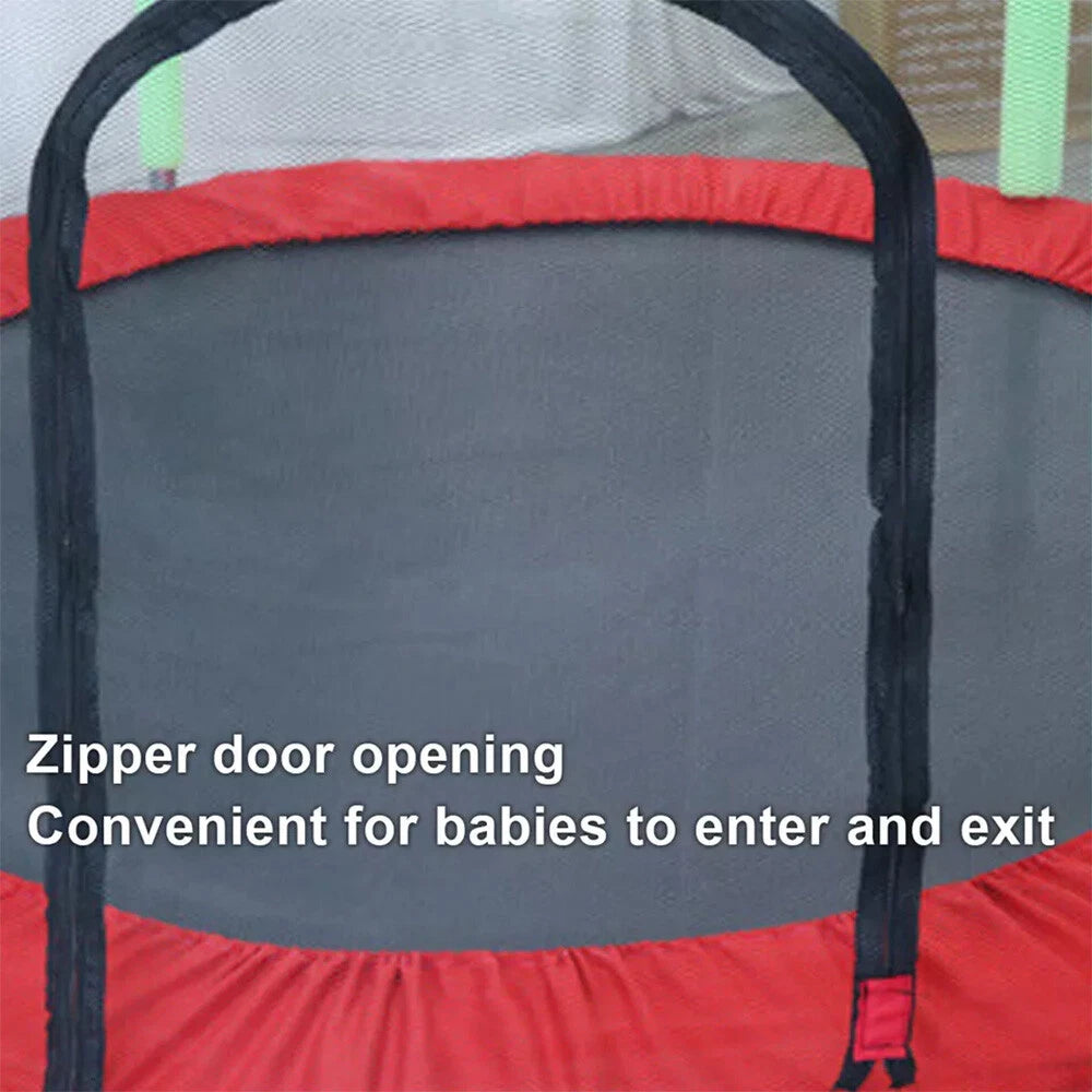 MBaby Mini Safety Trampoline with Enclosure Net – Indoor & Outdoor Play