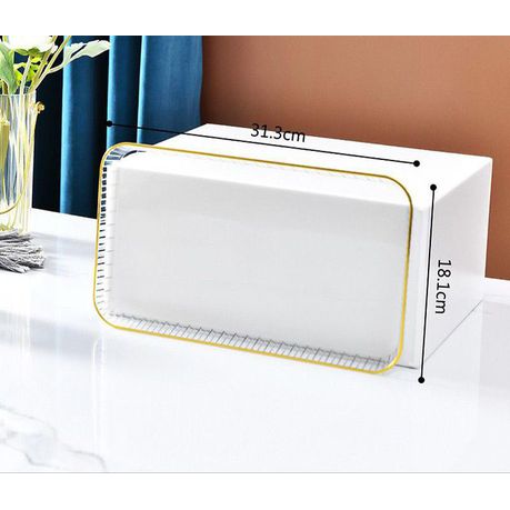 Elegant Luxury Tranparent Plastic Serving Tray