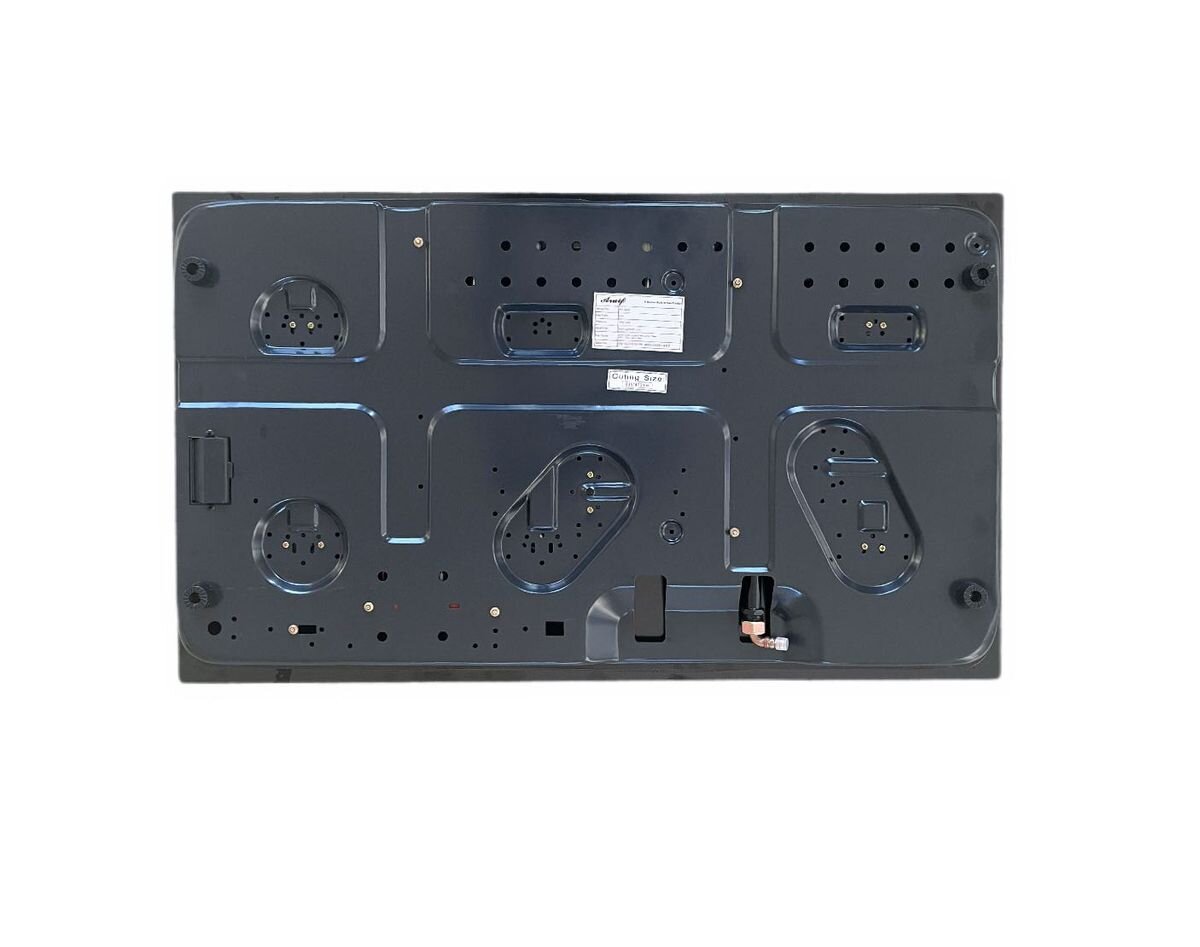Built-In Tempered Glass Countertop 5 Burner Gas Stove