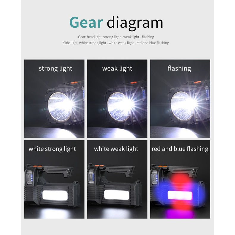 Multifunctional Searchlight Floodlight