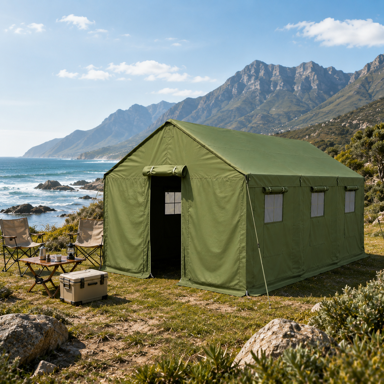 ReliefPro Large Insulated Frame Tent 4.6m x 5.8m