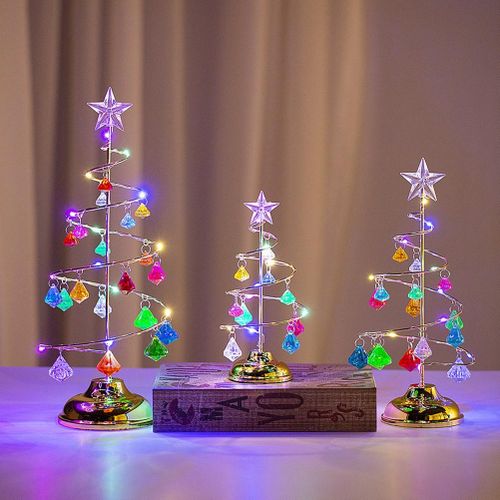 LED Christmas Decorations Crystal Tree Lamp