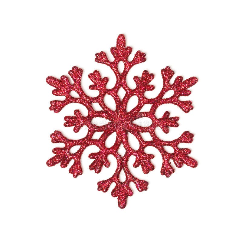 Christmas Glitter Snowflake Hanger Plastic Snowflake Ornaments