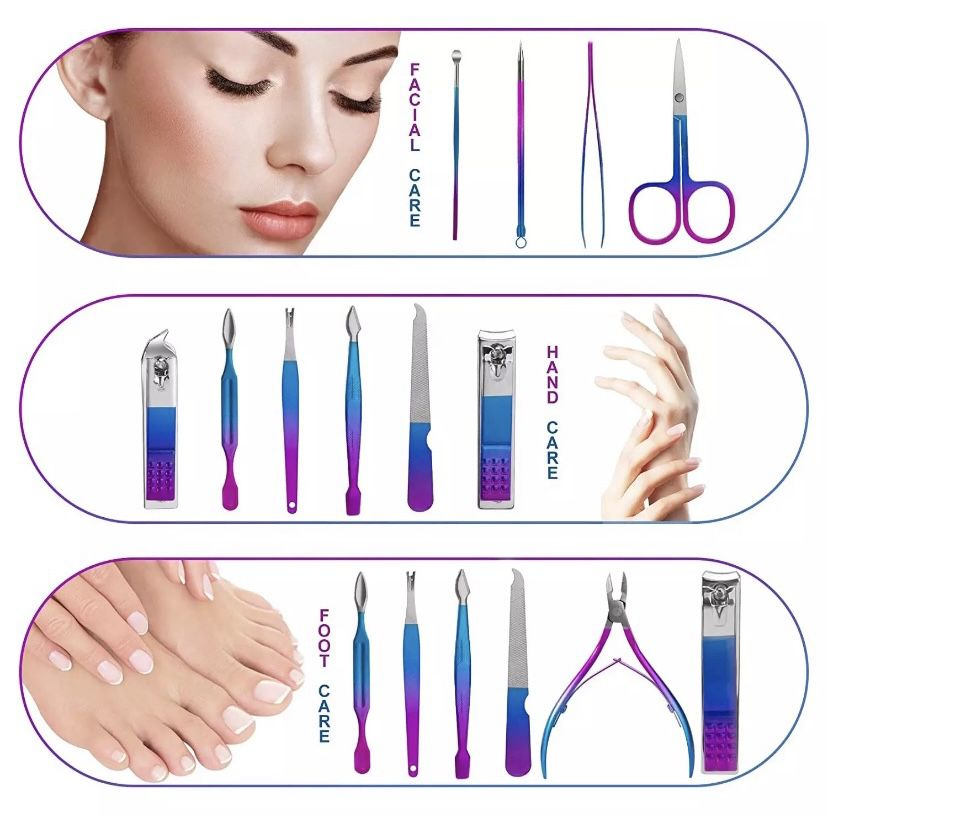 15 Piece Trendy Manicure Set