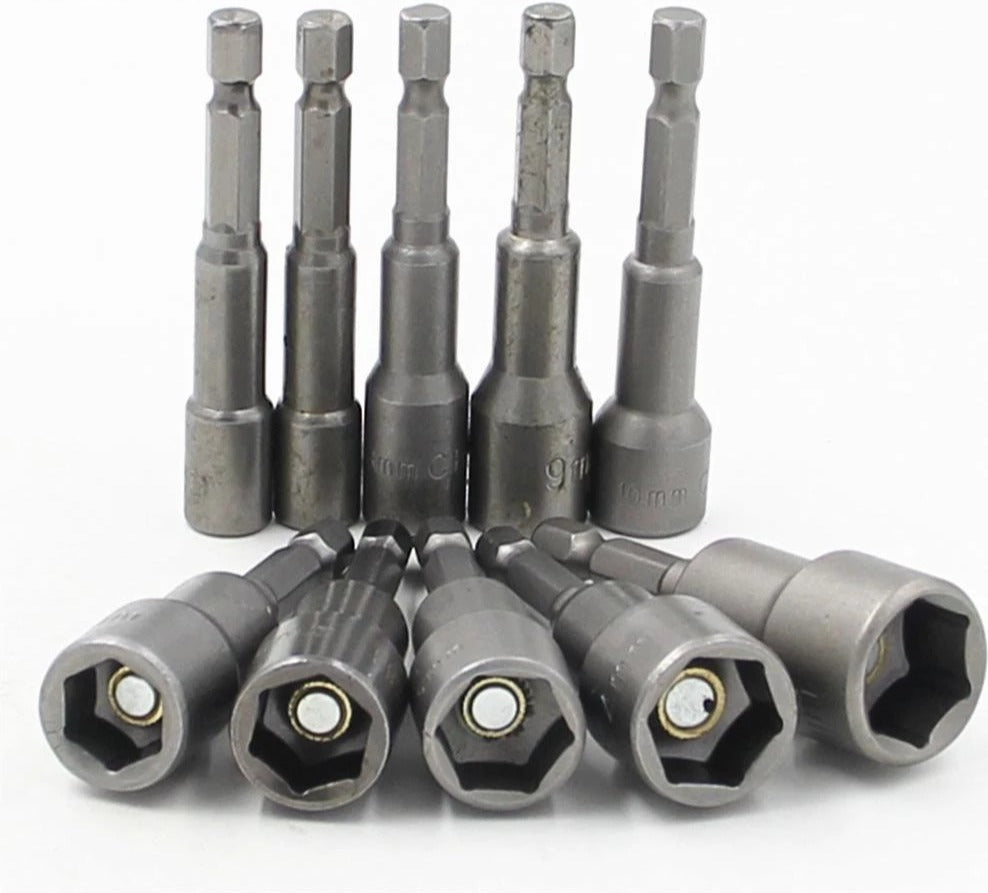 10mm Hexagon Magnetic Nut Driver - 5pcs