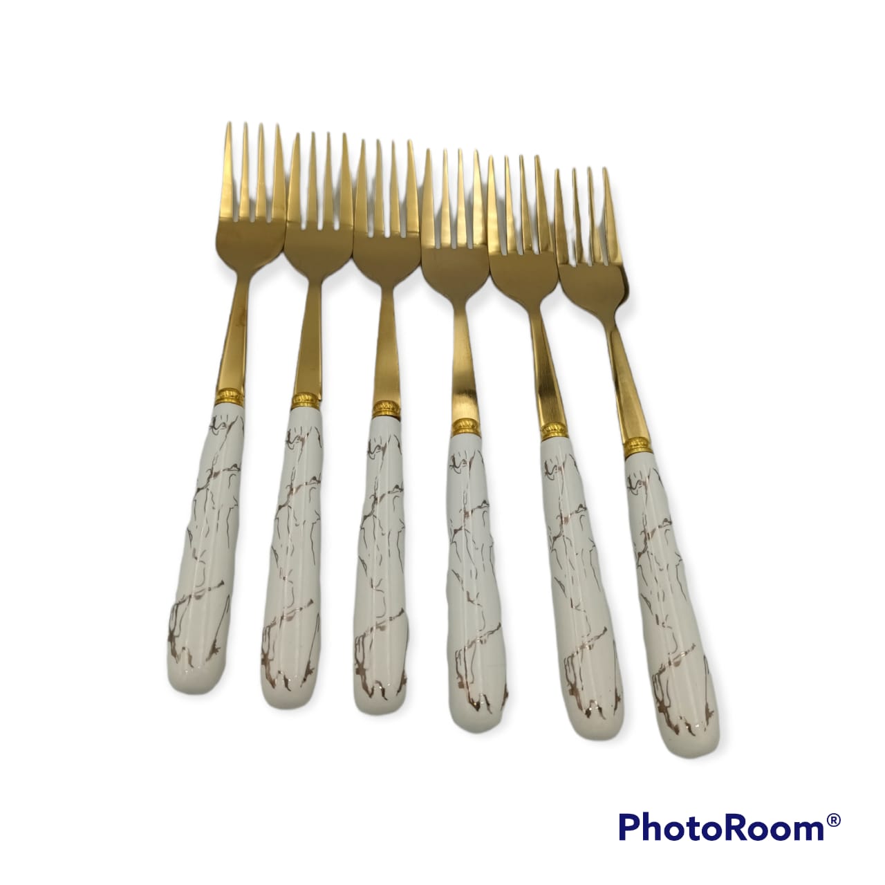Marble Print Fork set 6Pcs