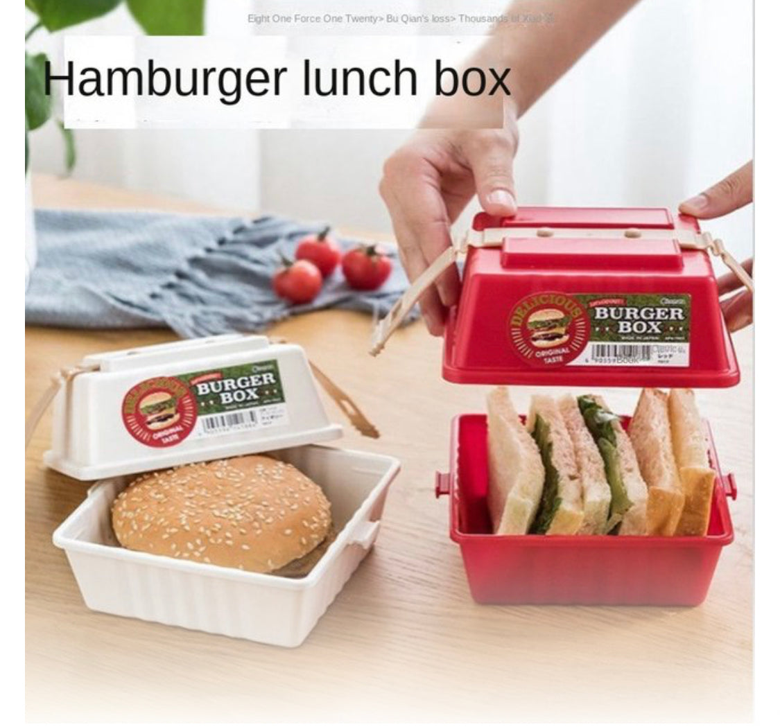 Hamburger Lunch Box