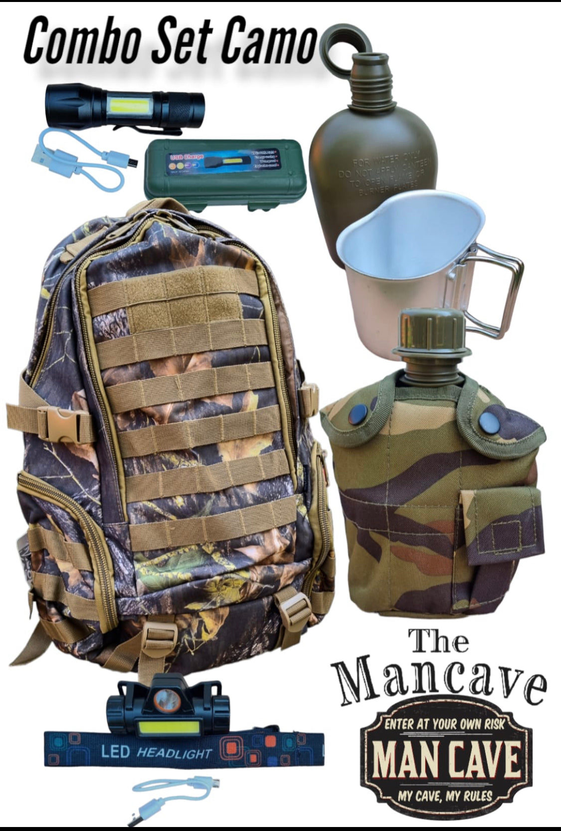 Camo Backpack Combo
