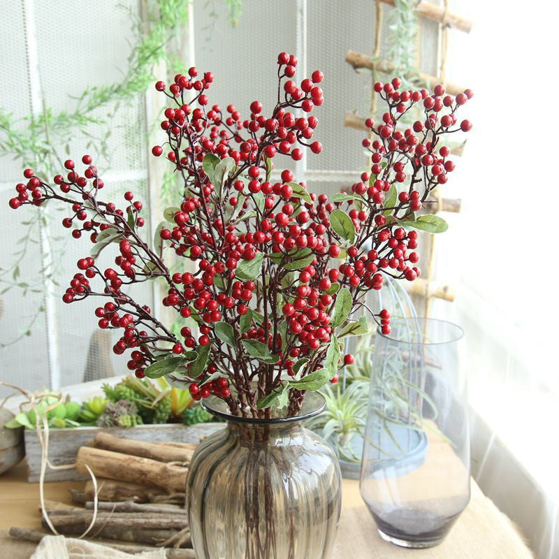 Artificial Berry Flower Fruit Bunch