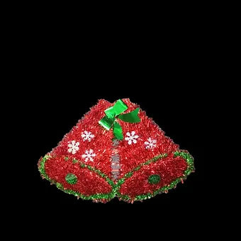 Tinsel Jingle Bells Decoration