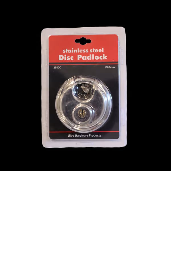 Stainless steel Disc Padlock – 80mm