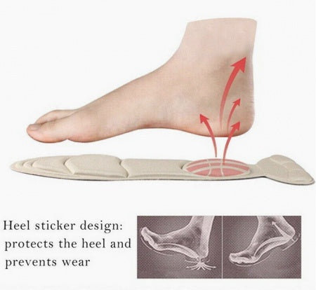 Insoles Anti-slip Absorption 4D Breathable Insole
