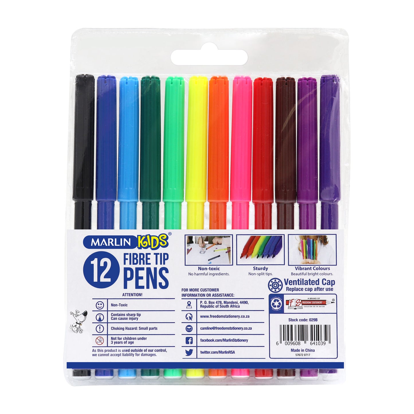 Marlin Kids Fibre Tip pens