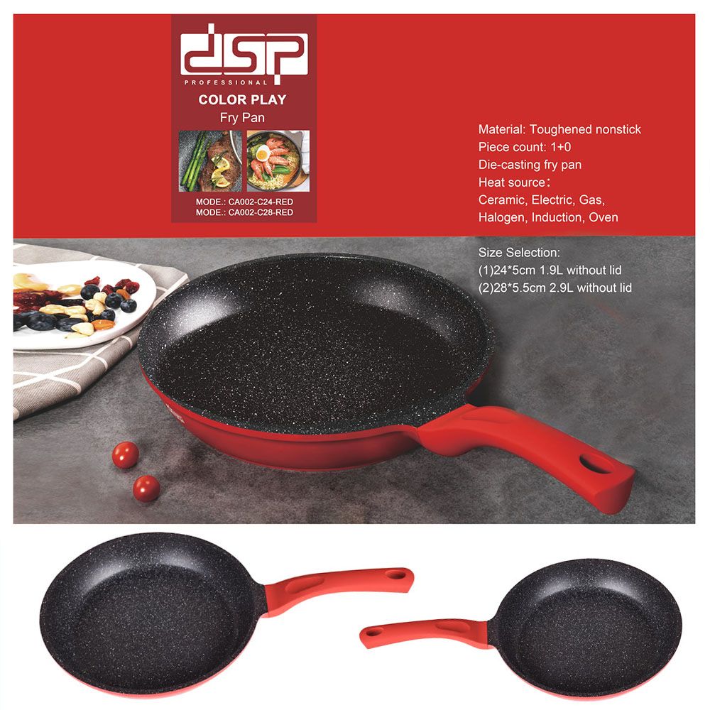 DSP Red Fry Pan