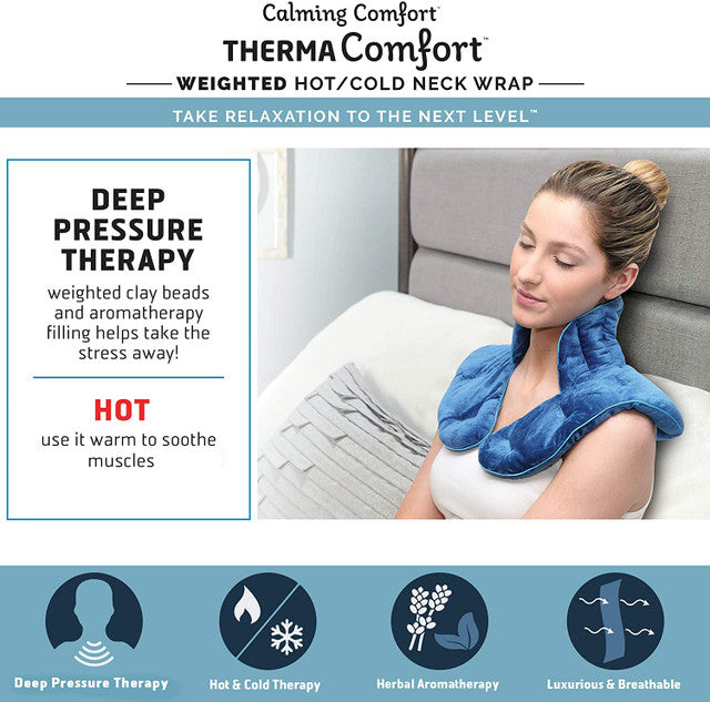 Weighted Hot And Cold Neck Pillow
