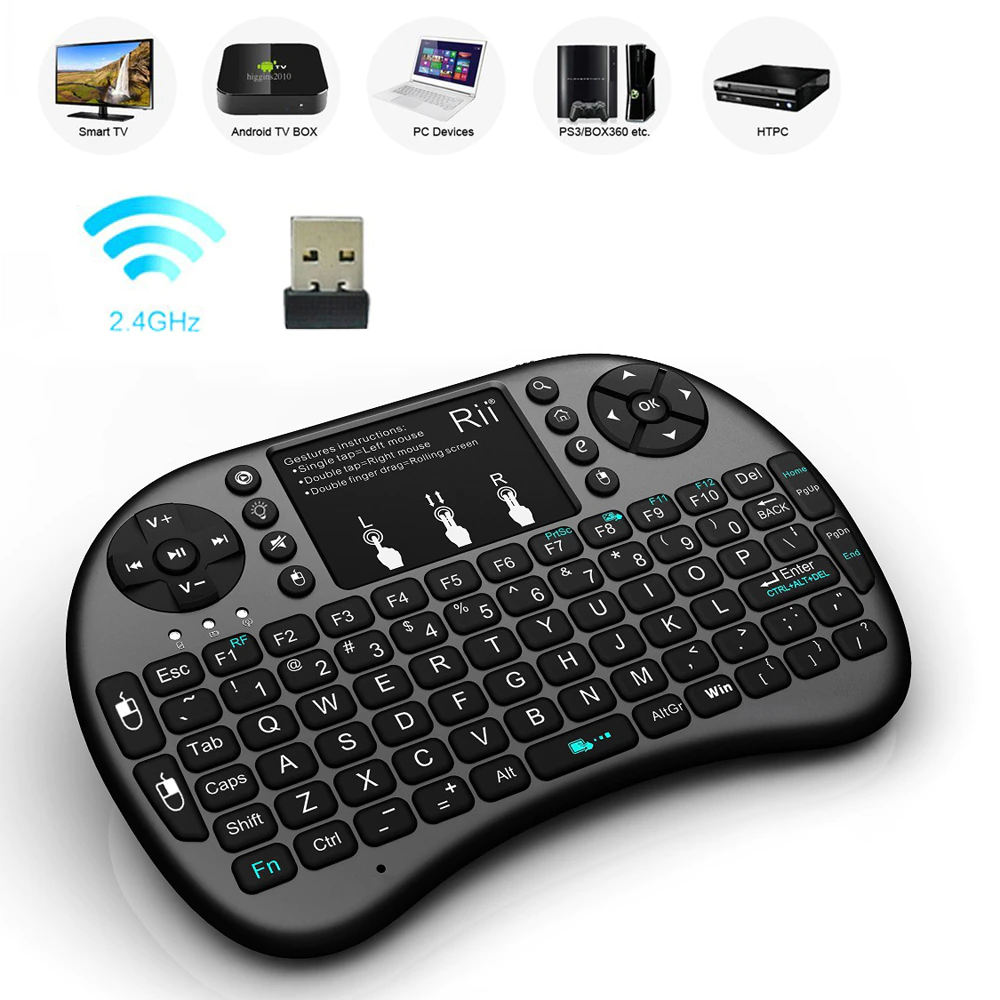 Wireless Mini Keyboard & Mouse Combo (RGB COLOR)
