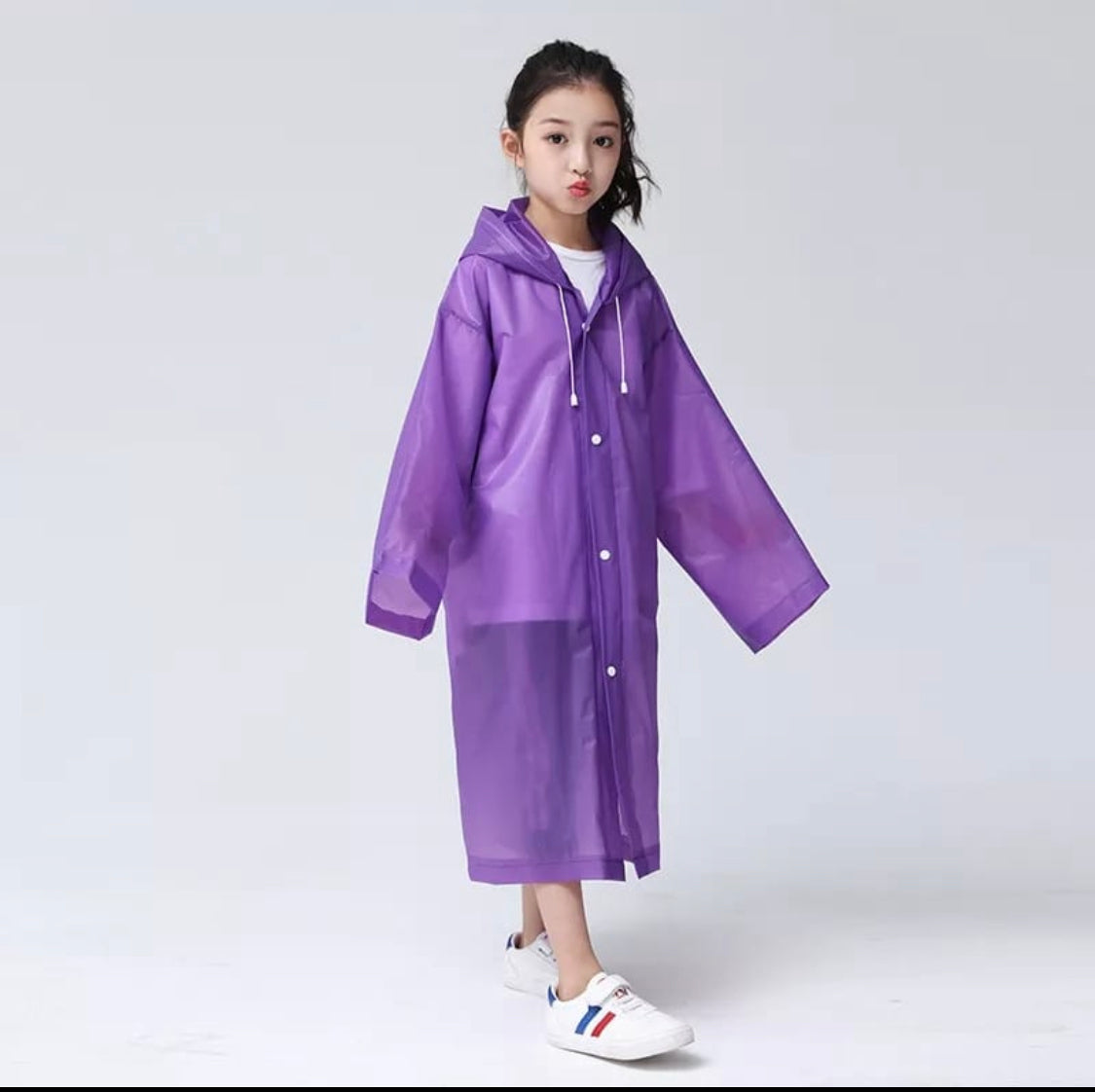 Kids Raincoat With Hoodie