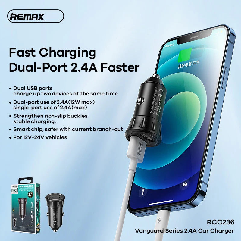 REMAX RCC236 Multiple Ports Car Charger