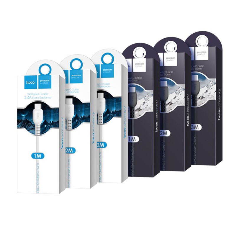 Flash charging CABLE - data sync Type-C -WHITE