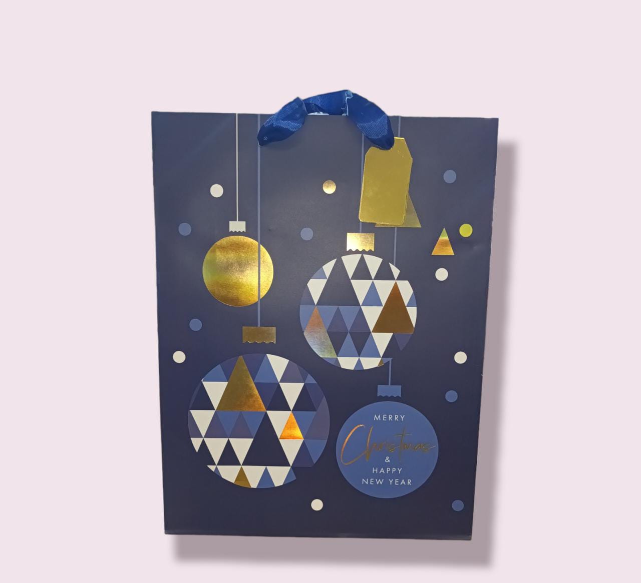 Large Merry Christmas and A Happy New Year Gift Bag