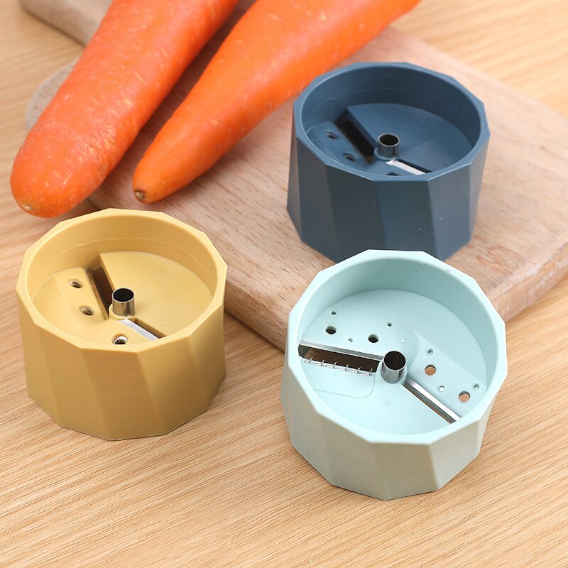 Durable Manual Vegetable Spiral Cutter Non-slip Stainless Steel