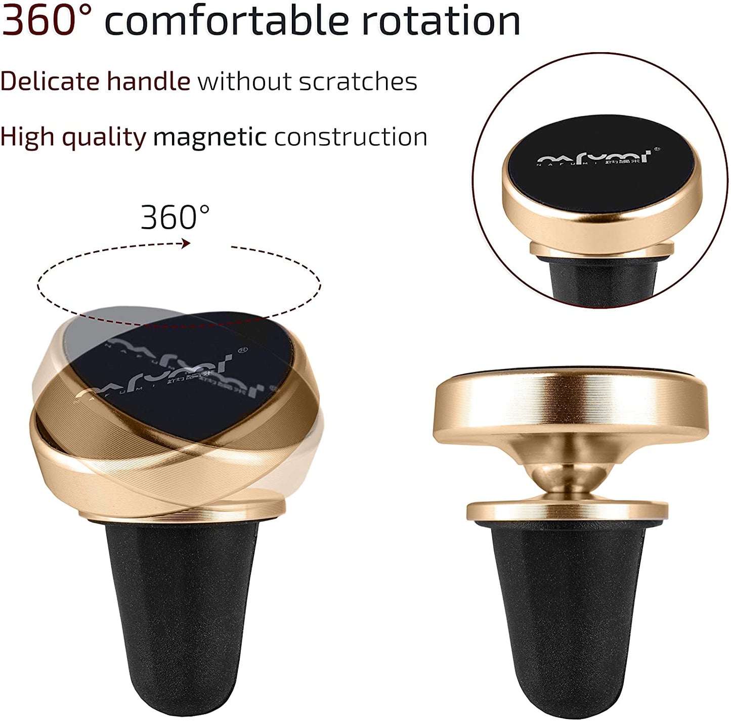 Nafumi C14 Magnetic Stent In-Car Phone Holder