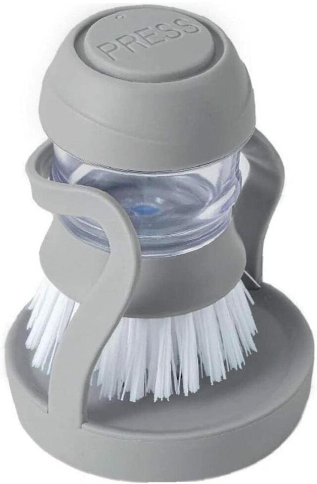 Soap Dispensing Cldeaning Brush