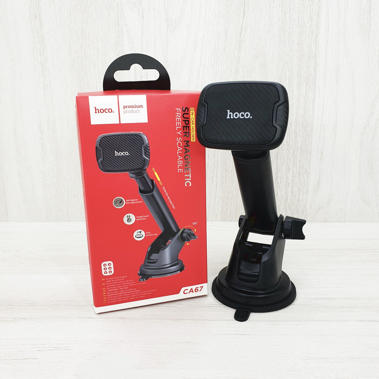 Sagittarius Series Stretch Magnetic IN-CAR Phone Holder β Black